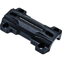 Adaptador para kit de reubicación de indicadores — negro brillante, para Phatbar & Riser Kits 0208-2186M/0208-2187M