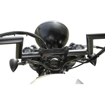 Handlebar Clamp For Harley Sportster — Riser mount, Black