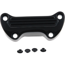 Handlebar Clamp For Harley Sportster — Riser mount, Black