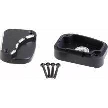 Brake and Clutch Cylinder Cover Racing — fits V-Rod, Night Rod, Night Rod Special 2007–2017, Black
