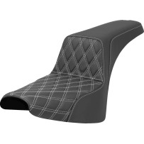 Lattice Stitch Step-Up Seat — overall length 73.5 cm (29"), driver seat 35 cm (13-3/4"), width 26 cm (10-1/4")