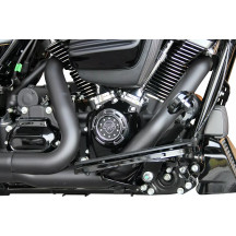 Tapa de encendido M8 — Compatible con Harley-Davidson 2017+ M8 (107, 114, 117), Negro