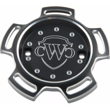 Tapa de encendido M8 — Compatible con Harley-Davidson 2017+ M8 (107, 114, 117), Negro