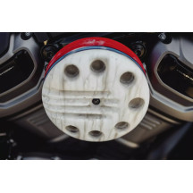 Air Filter Cover "Slotted" — Black