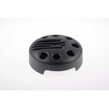 Air Filter Cover "Slotted" — Black
