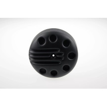 Air Filter Cover "Slotted" — Black