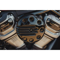 Air Filter Cover "Slotted" — HD-NSR010, Black