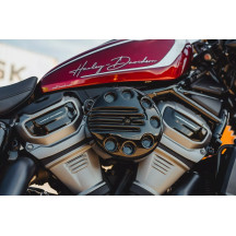 Air Filter Cover "Slotted" — HD-NSR010, Black