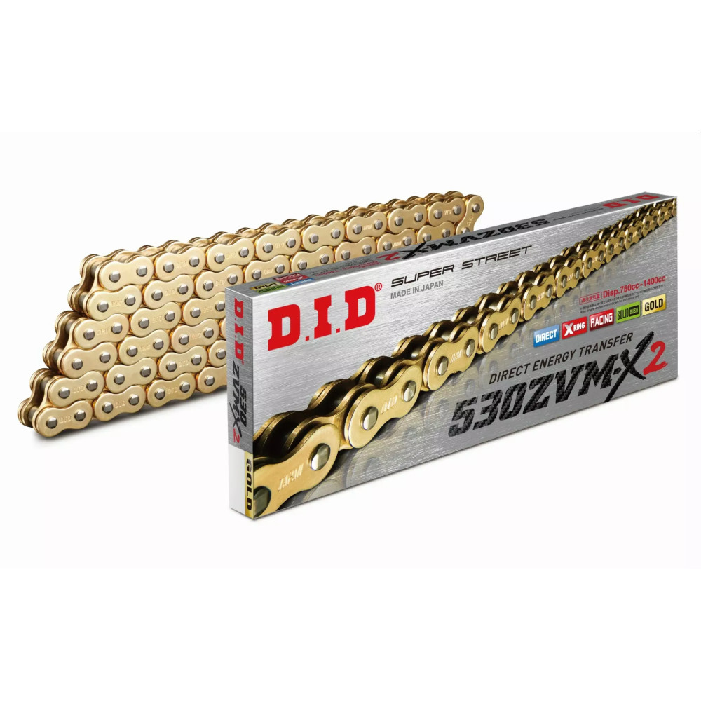 530 ZVM-X2 Chain — Gold, 118 links, 1300 cc