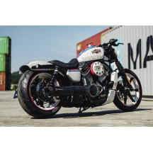 Rear Fender Original Style — Raw finish, Black