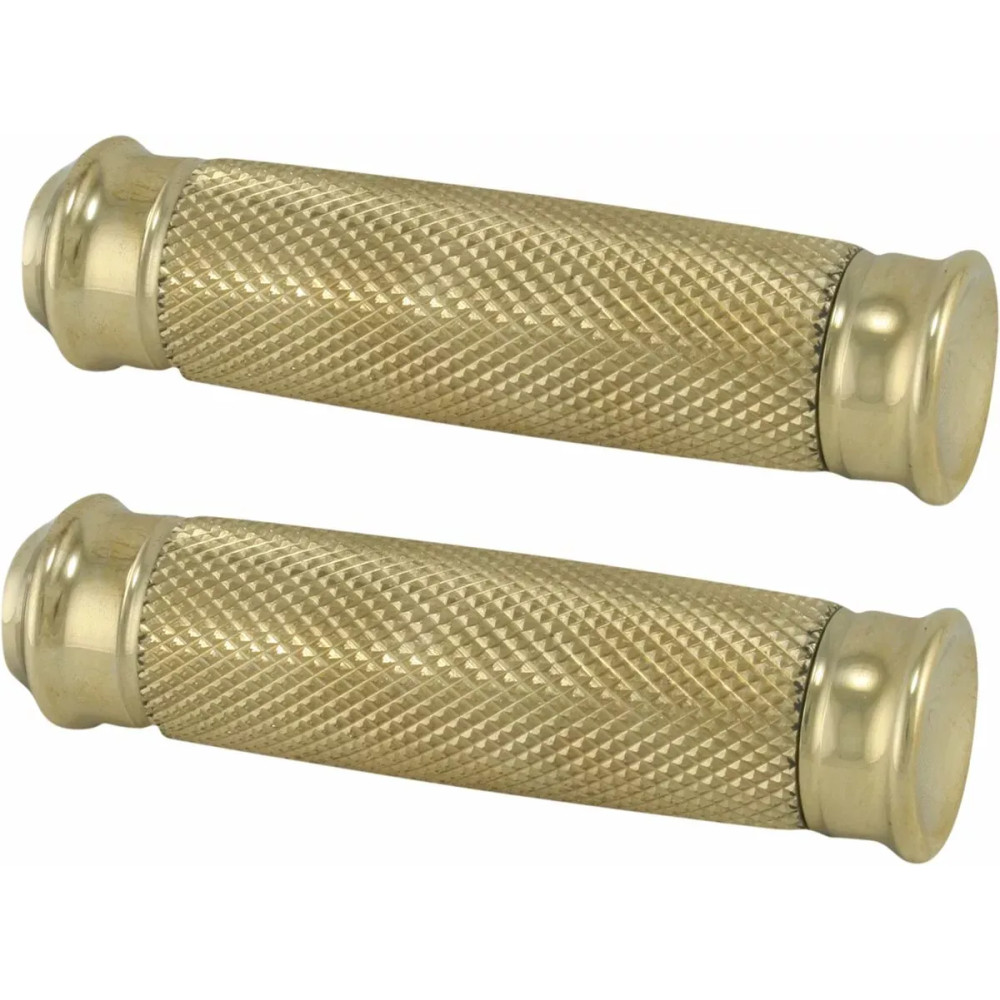 Vice Foot Pegs — Brass, female mount, pair
