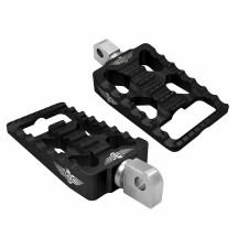 Foot Pegs for Harley — Black, Pair, Aluminum, Left/Right