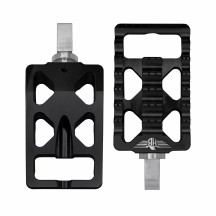 Foot Pegs for Harley — Black, Pair, Aluminum, Left/Right