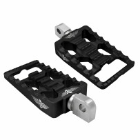 Foot Pegs for Harley — M8 thread, pair, MX fit, black