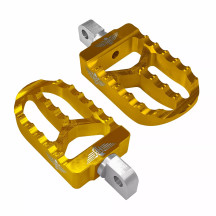 Foot Pegs for Harley — M8 thread, Pair, Gold