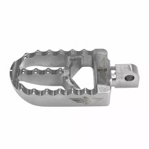 Foot Pegs for Harley — M8 thread, left & right, pair, silver