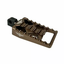 Foot Pegs for Harley — Pair, M8 thread, Stainless steel