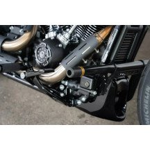 Crash Bar End Cap — Pair, left/right mount, black