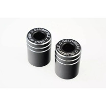 Crash Bar End Cap — Pair, left/right, black