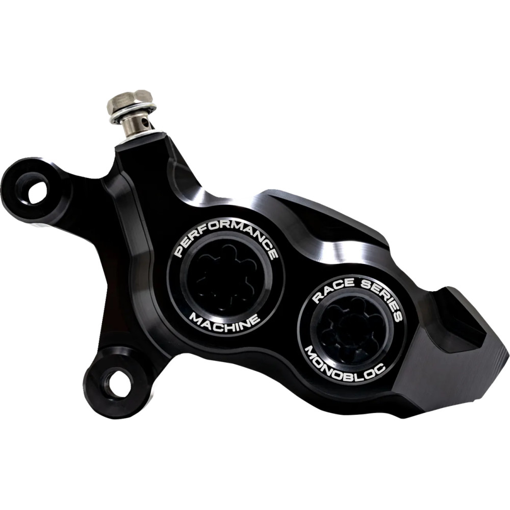 Race Series Monobloc Caliper — Anodized Black, Left