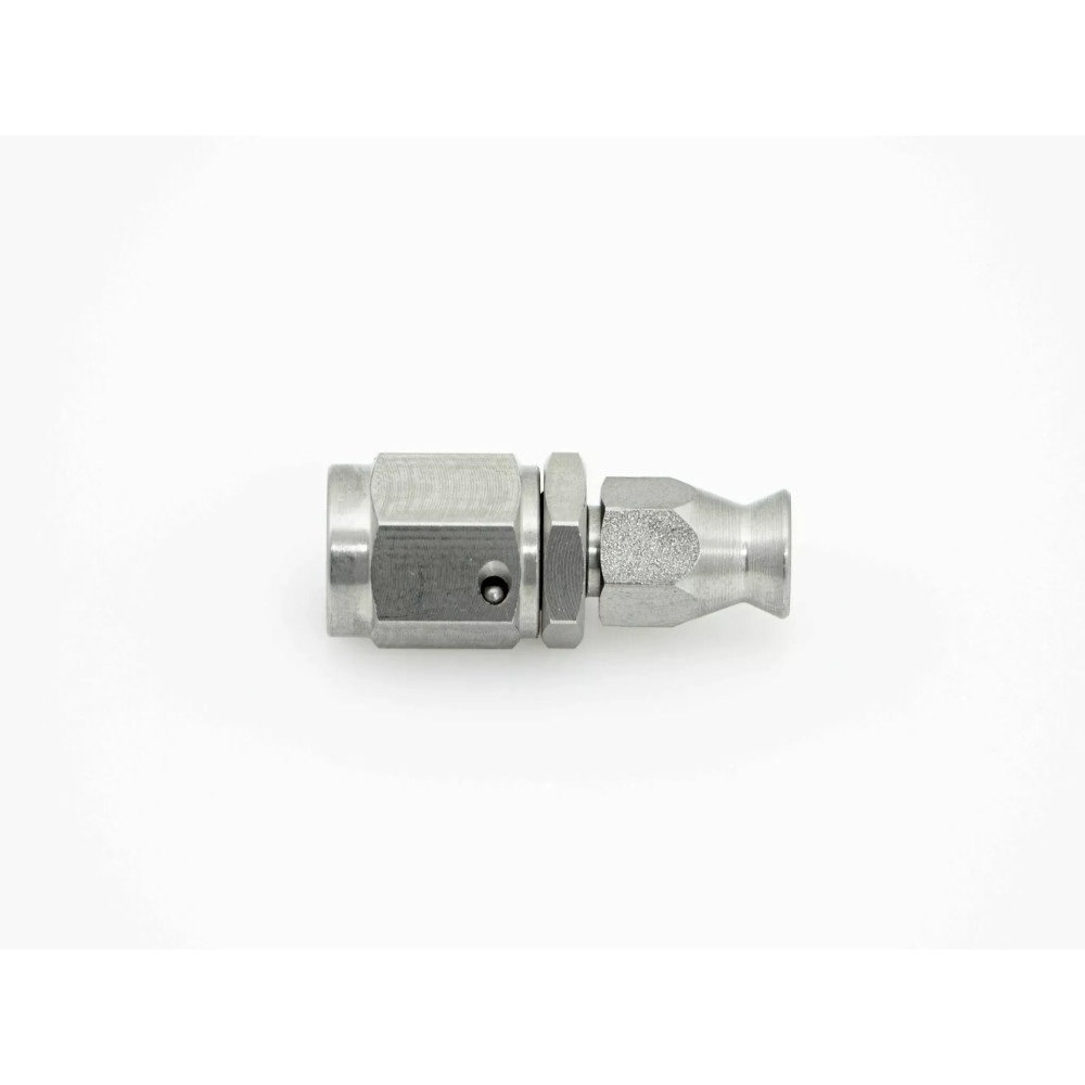 600 Series Swivel — 3/8-24 SAE female, stainless steel, silver