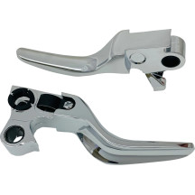 Short Lever Set — Brake & Clutch, Chrome