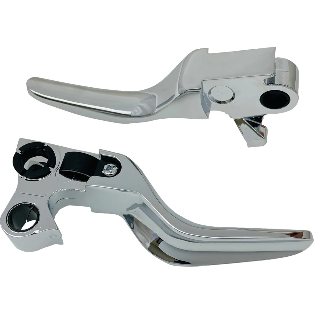Short Lever Set — Brake & Clutch, Chrome