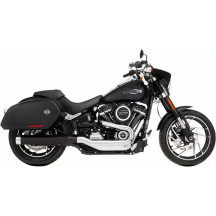 Silencioso Slip-On de 4" para Softail Sport Glide — 4", negro