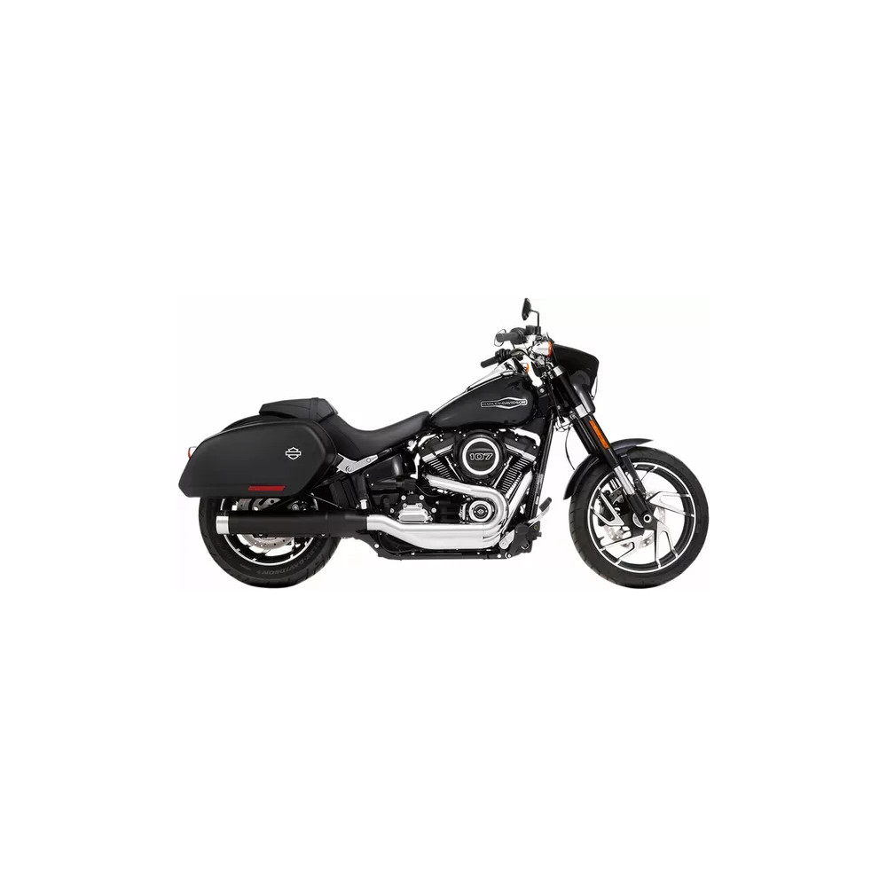 Silencioso Slip-On de 4" para Softail Sport Glide — 4", negro