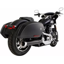 Silencioso Slip-On de 4" para Softail Sport Glide — 4", negro