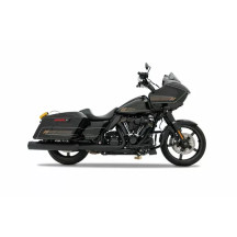 Silenciadores Slip-On HP45 de 4.5" para HD — Acero inoxidable negro