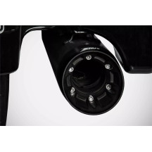 Silenciador Slip-On Slash-Cut de 4,33 pulgadas para HD-TOURING E5 — Negro mate