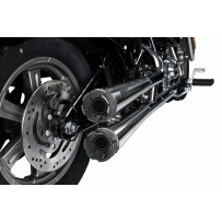 Conical Slip-Ons Muffler for HD-SOFTAIL M8 — 2 Slip-On, Right, Polished