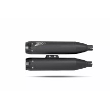 Silenciador Slip-On superpuesto para HD-SOFTAIL M8 — negro mate, lado derecho