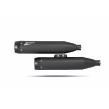 Silenciador Slip-On superpuesto para HD-SOFTAIL M8 — negro mate, lado derecho