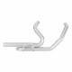 Colector Slimline Dual — Cromo, sistema 2 en 2, kit
