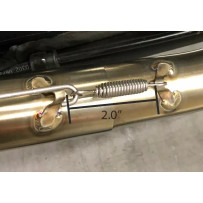 Resorte de escape — A115SP, plateado