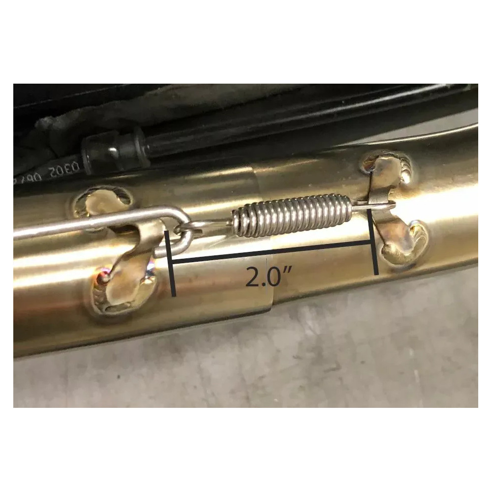 Resorte de escape — A115SP, plateado