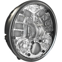 7" LED Adaptive 2 Headlight — 145 mm (5-3/4"), Chrome