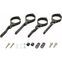 Headlight Bracket Set — 49 mm (1-15/16"), fork mount, black