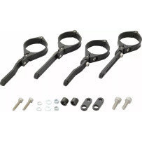 Headlight Bracket Set — 49 mm (1-15/16"), fork mount, black