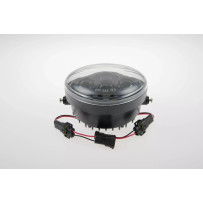 Headlight Daymaker — 60 W, 10–32V DC, Black housing, fits V-Rod, Night Rod & Muscle