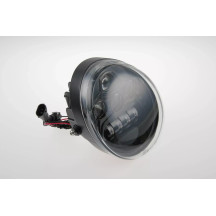 Headlight Daymaker — 60 W, 10–32V DC, Black housing, fits V-Rod, Night Rod & Muscle