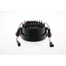 Headlight Daymaker — 60 W, 10–32V DC, Black housing, fits V-Rod, Night Rod & Muscle