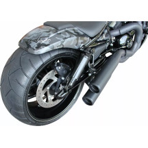 Turn Signal Kit — 75×13×15.5 mm, black housing, orange lens, rear bolt-on