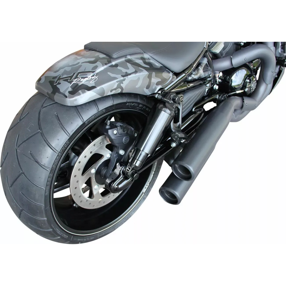 Turn Signal Kit — 75×13×15.5 mm, black housing, orange lens, rear bolt-on