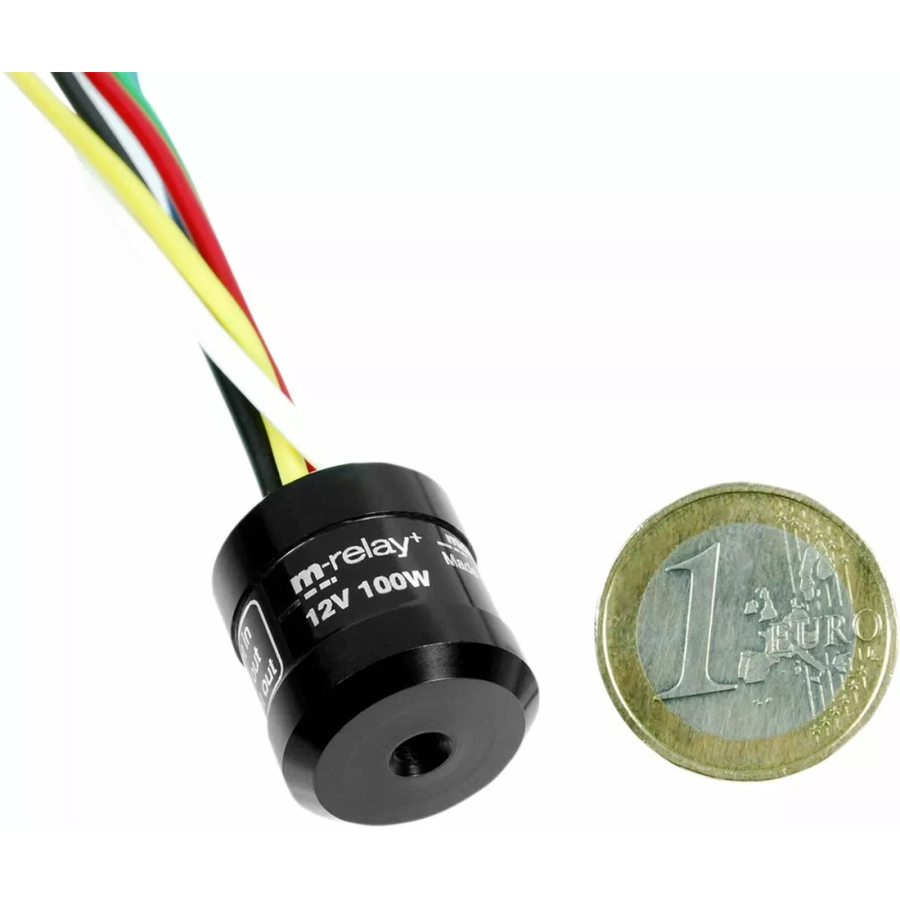 mo-RELAY + Relé intermitente con pulsador — 19 mm, Manillar