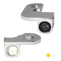 NANO Series Handlebar Turn Signals — 12V, front left/right, chrome