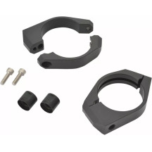 Mounting Bracket — 48 mm clamp (1-57/64 in), Black, Fork mount
