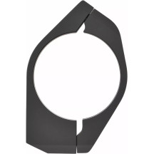 Mounting Bracket — 48 mm clamp (1-57/64 in), Black, Fork mount